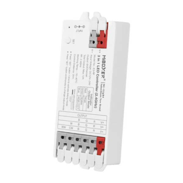 Controlador de tira LED 3 en 1 RGB RGBW RGB+CCT E3RF / CON-MB-E3RF