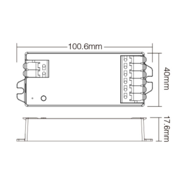 Controlador de tira LED 3 en 1 RGB RGBW RGB+CCT E3RF / CON-MB-E3RF - Imagen 2