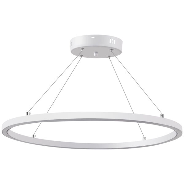 Lampara colgante Circular 48W 1 Anillo / CCT-KD600-WH - Imagen 3