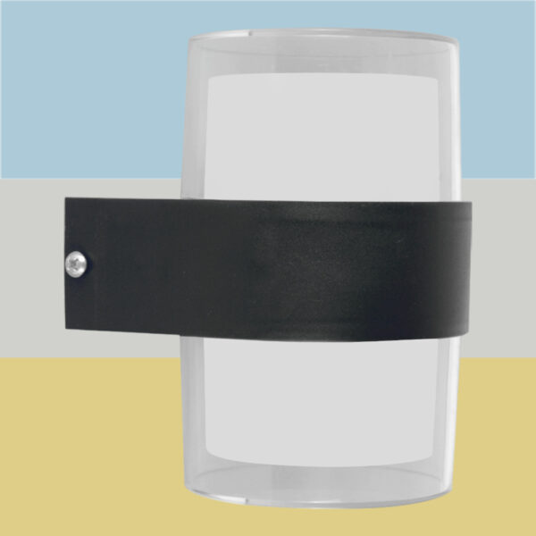 Aplique Exterior Tubular 1Lados Negro CCT 6W es una solución moderna y eficiente para iluminar fachadas, entradas, patios y zonas exteriores