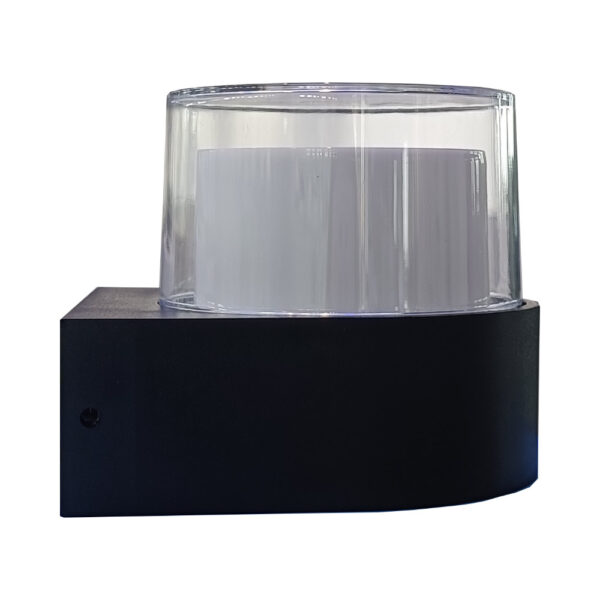Aplique Exterior Tubular 1 Lado Negro CCT 6W  / CCT-WL21-BK - Imagen 3