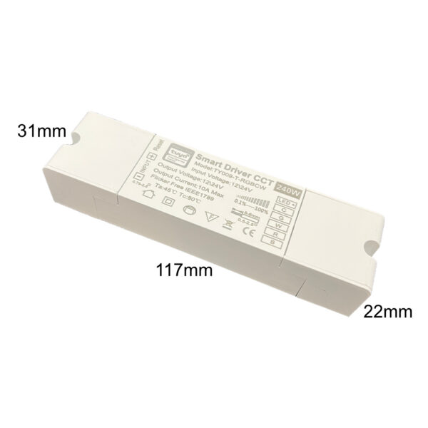 Controlador RGB y CCT Wifi app "Tuya Smart" CON-W1-TUYA - Imagen 2