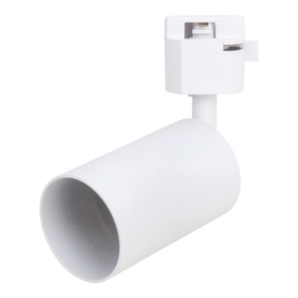 Foco Carril Blanco MonoFasico GU10 Sin Bombilla E30-GU10-WH