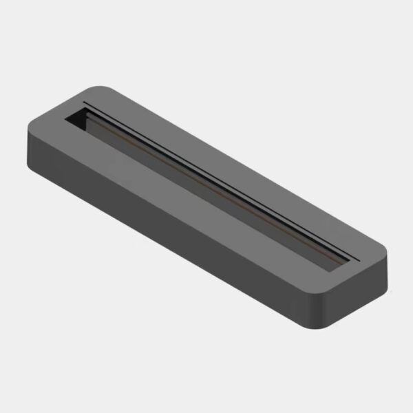 Base de Superficie con Carril Negro Monofásico / LK-2G-B210Q-BK