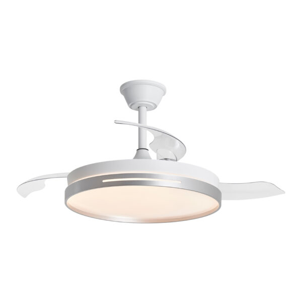 Ventilador Techo LED Togo Plata