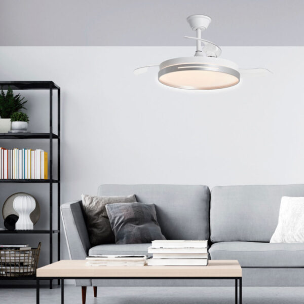 Ventilador Techo LED Togo Plata - Imagen 2