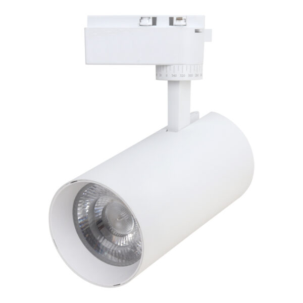 Foco Carril Monofásico 30W LED Blanco con 3 Colores de Luz 3K 4K 6K  CCT-M03-30W-WH - Imagen 3