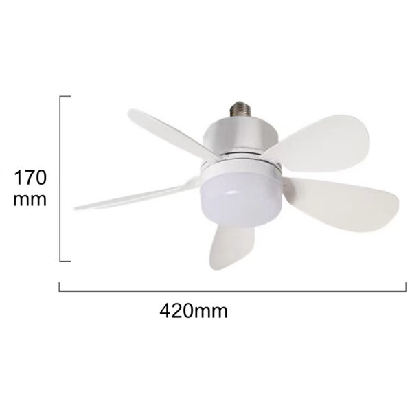 Bombilla Ventilador Mini CCT E27 30W Techo/LF-M42-V3CCT - Imagen 2