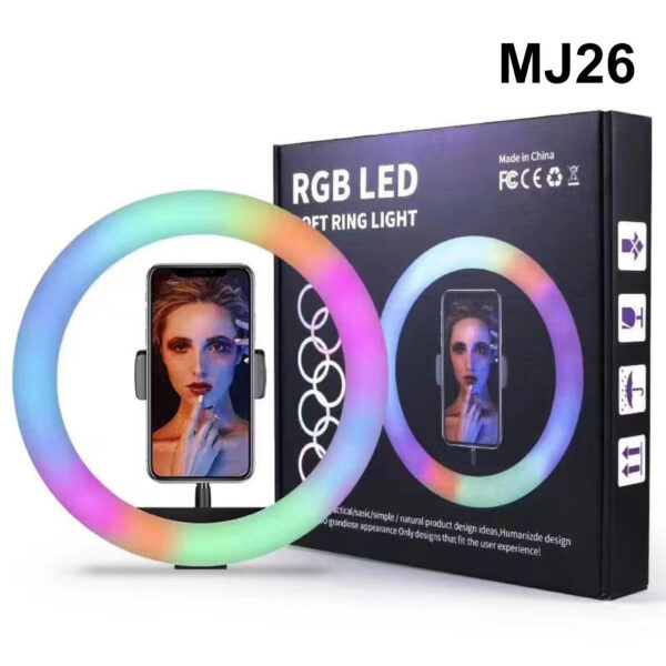 Aro de Luz 26cm RGB / AL-MJ26-RGBCCT