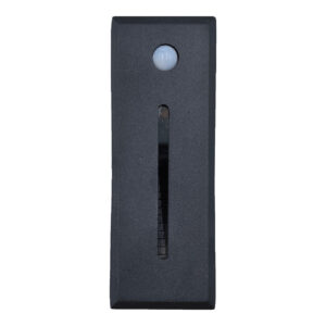 Aplique Escalera Con Sensor Rec110 Negro 3W IP65 3K Rectangular / WS110-BK3K
