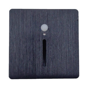 Aplique Escalera Con Sensor Cuadrado Negro 3W IP65 3K "Q1" / WS90Q1-BK3K