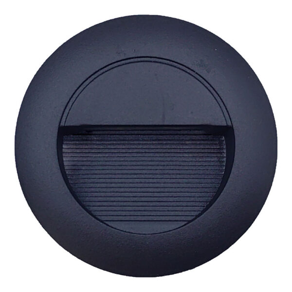 Baliza Exterior 3W Empotrable Negro Redondo CCT / CCT-WL85R-BK