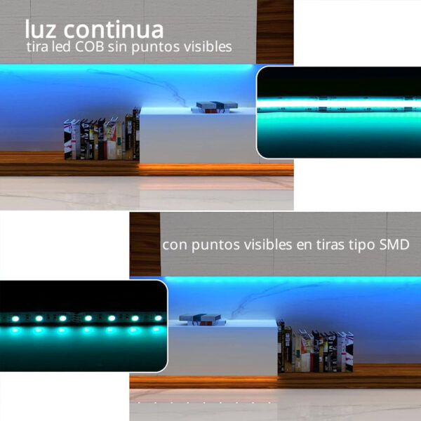 TIRA COB RGB+CCT-24V / TL12DC24-COB840-R5-RGBCCT - Imagen 3