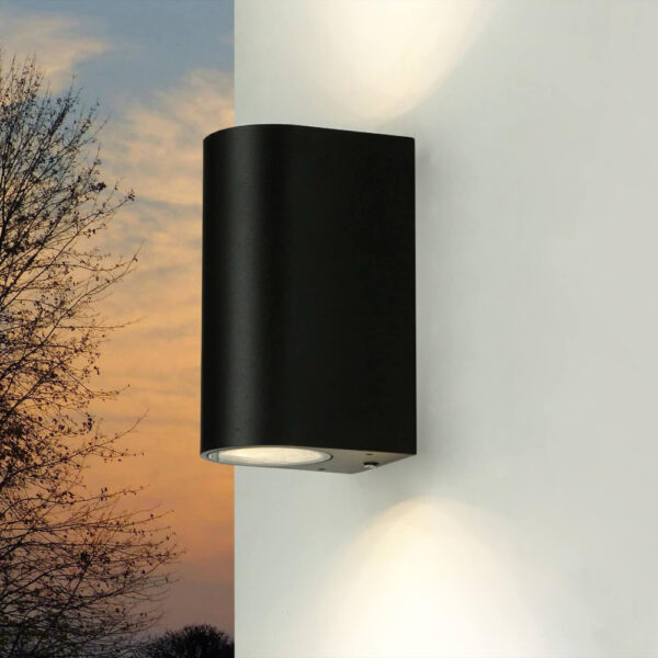 Aplique Exterior de Pared Negro Redondo / WAL-1580R-BK - Imagen 7