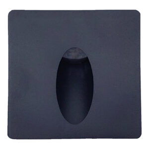 Aplique Escalera Cuadrado Negro 3W IP65 CCT "WS" / CCT-WS85Q-BK