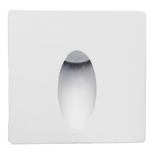 Aplique Escalera Cuadrado Blanco 3W IP65 CCT "WS" / CCT-WS85Q-WH