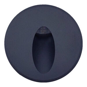 Aplique Escalera Redondo Negro 3W IP65 CCT "WS"/ CCT-WS85R-BK
