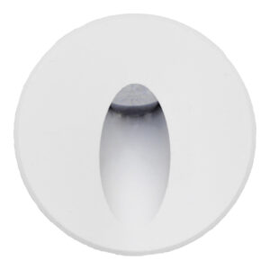 Aplique Escalera Redondo Blanco 3W IP65 CCT "WS" / CCT-WS85R-WH