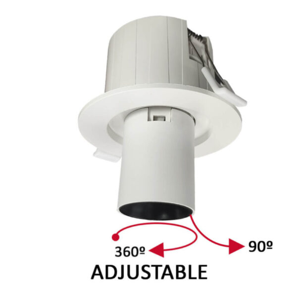 Spot Light Basculante y Extensible 6W Blanco / CCT-91266-WH - Imagen 11