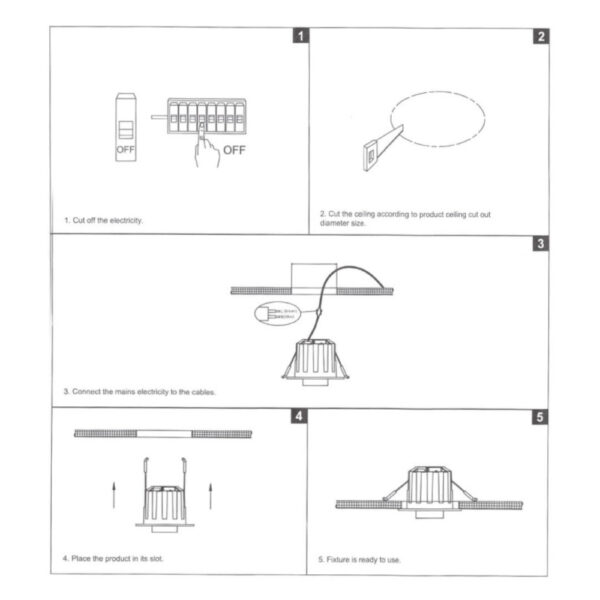 Spot Light Basculante y Extensible 6W Blanco / CCT-91266-WH - Imagen 7