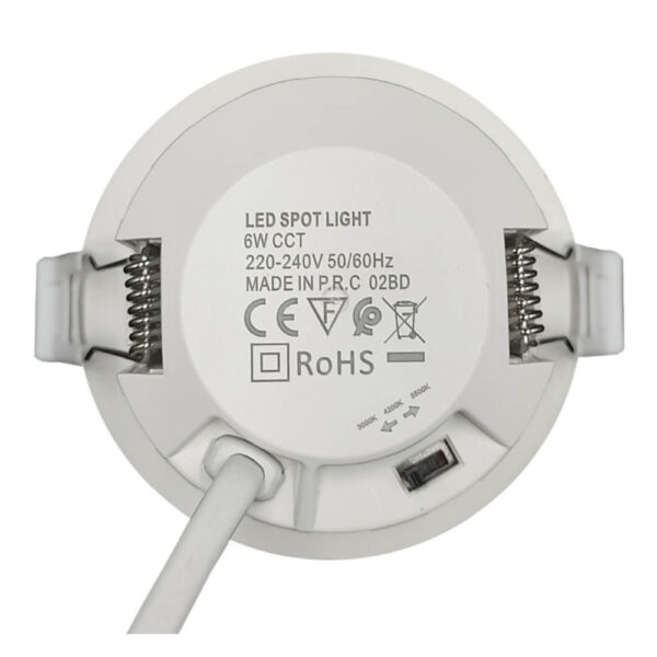 Spot Light Basculante y Extensible 6W Blanco / CCT-91266-WH - Imagen 9